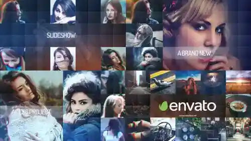 幻灯片放映和企业宣传AE视频