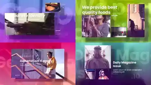 优雅的商业幻灯片Business corporate AE视频