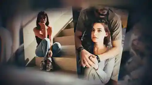 Video幻灯片和beautiful love视差相册AE视频