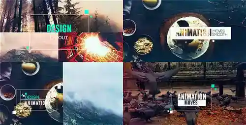 快速幻灯片视频显示AE视频