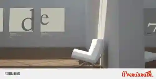 家具3d动画干净清洁AE视频