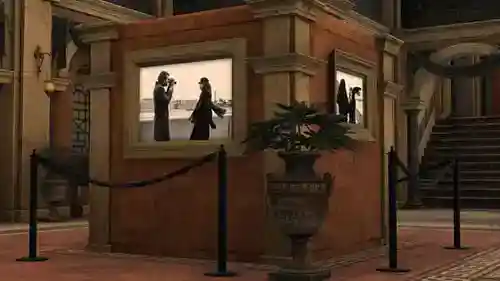 照相馆建筑套件博物馆和电影AE视频