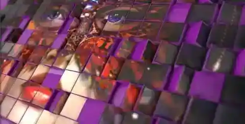 动态3D立方体cube过渡和box AE视频