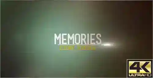 优雅的幻灯片和干净片头文字AE视频