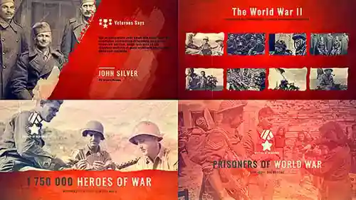 纸上的历史-史诗般的回忆幻灯片专辑和Epic AE视频