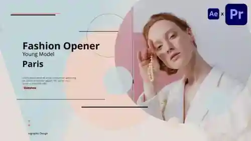 简单颜色几何图形时尚促销和教堂AE视频