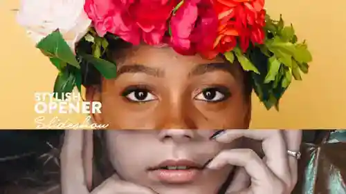 时尚的片头I幻灯片动作和城市AE视频