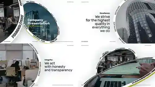 公司演示视频显示business AE视频