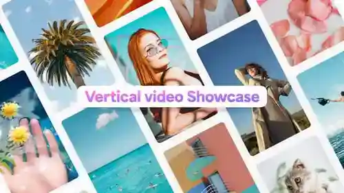 垂直视频展示和instagram故事AE视频