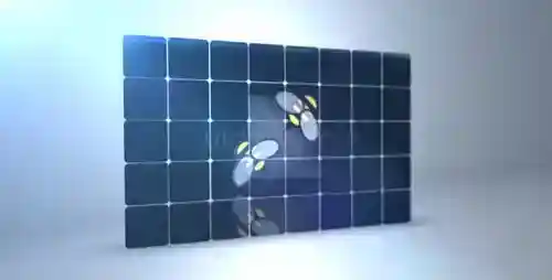 马赛克和现代拼图组成照片AE视频