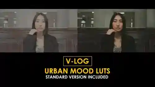 城市电影色彩分级的v-log lut达芬奇模板