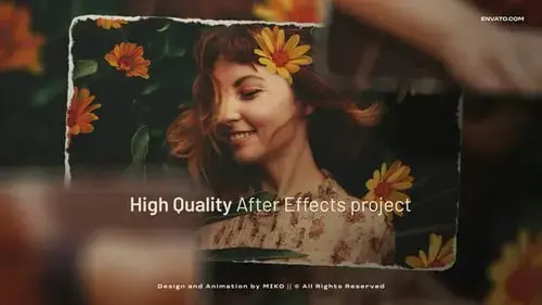 照片拼贴SlideshowAE视频