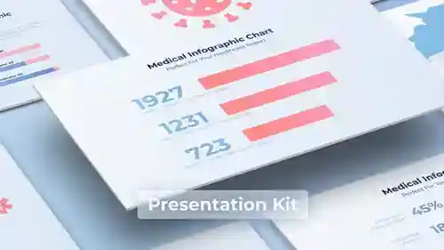 保险信息图表-医疗保健医疗信息图表，视频显示英尺。蓝色和临床AE视频
