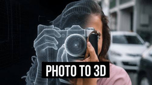 深度动画 | 照片到3D，视频显示英尺。深度图和图像动画与达芬奇解决达芬奇模板兼容