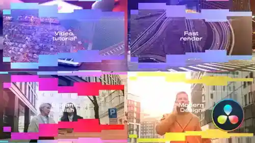 公司幻灯片，开启者英尺。公司和幻灯片与达芬奇解决达芬奇模板兼容