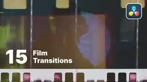 电影过渡包，元素，过渡英尺。电影和电影与达芬奇解决达芬奇模板兼容